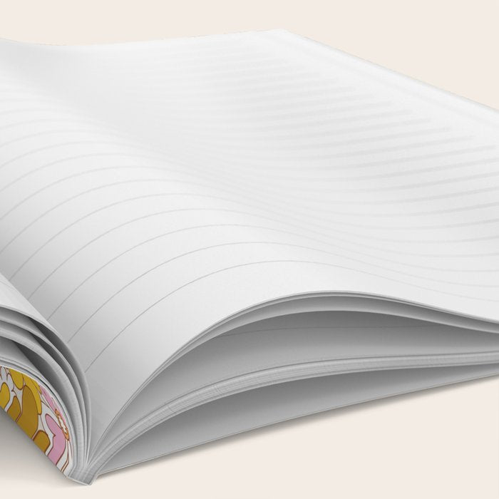 70s Floral Pattern Notebook Gallery Image 2