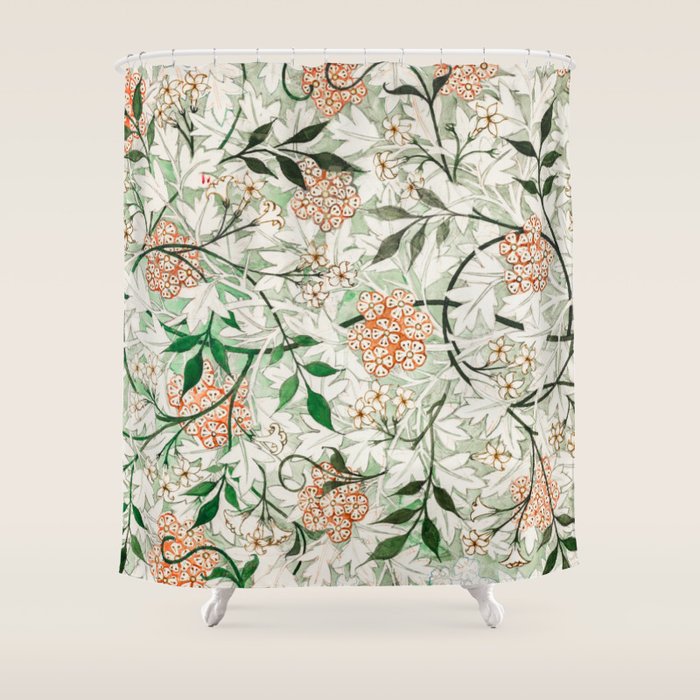 Jasmine by William Morris Shower Curtain Gallery Image 1