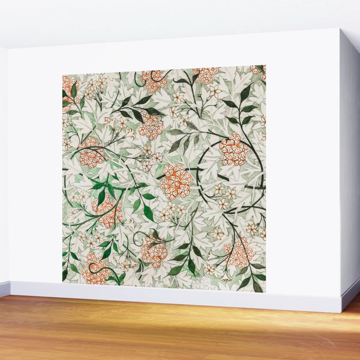 Jasmine by William Morris Wall Mural Gallery Image 2