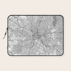 Dallas Map Line Laptop Sleeve Gallery Image 1