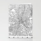 Dallas Map Line Stationery Card Gallery Image 2