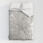 Dallas Map Line Duvet Cover Gallery Image 6
