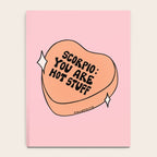 Scorpio Conversation Heart Notebook Gallery Image 4