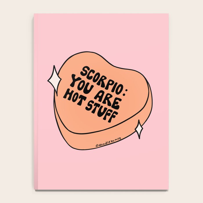 Scorpio Conversation Heart Notebook Gallery Image 4