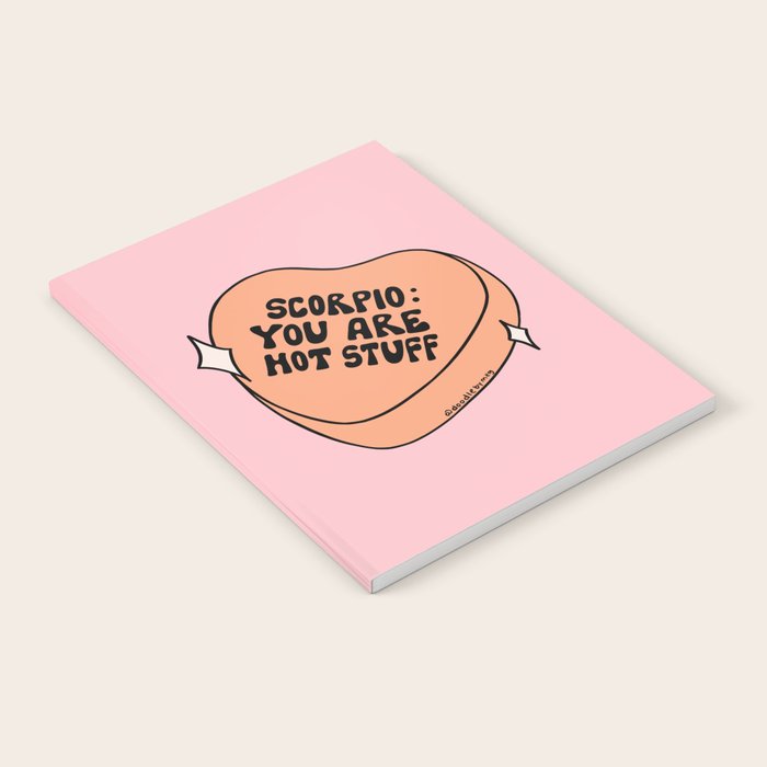 Scorpio Conversation Heart Notebook Gallery Image 2