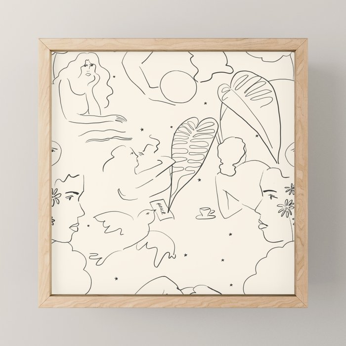 Morning Dreams Mini Art Print Gallery Image 1