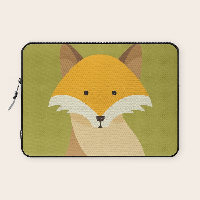 Whimsy Red Fox Laptop Sleeve Gallery Image 1
