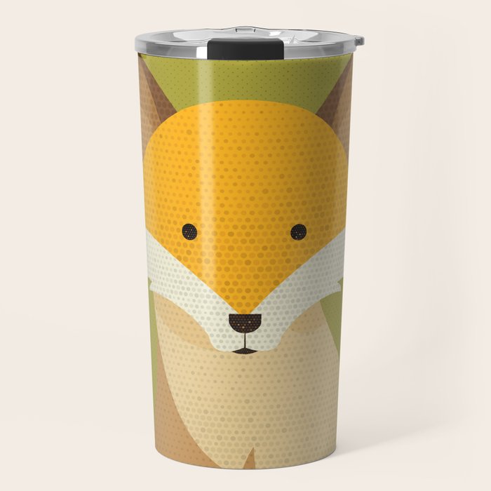 Whimsy Red Fox Travel Mug Gallery Image 1