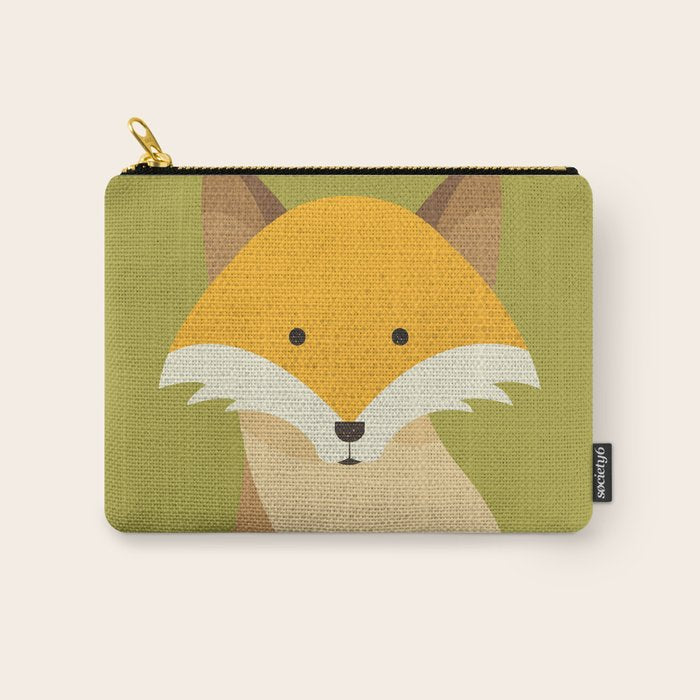 Whimsy Red Fox Carry All Pouch Gallery Image 1
