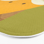 Whimsy Red Fox Bath Mat Gallery Image 3