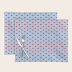 Y2K Cherries - Blue Pattern Miniature Placemat Gallery Image 1
