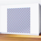 Y2K Cherries - Blue Pattern Miniature Wall Mural Gallery Image 2