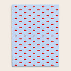 Y2K Cherries - Blue Pattern Miniature Notebook Gallery Image 4