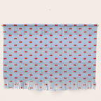 Y2K Cherries - Blue Pattern Miniature Wall Hanging Gallery Image 1