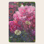 Pink Flowers at Twilight Abstract Cutting Board Gallery Image 1