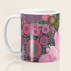 Pink Flowers at Twilight Abstract Coffee Mug Gallery Image 3