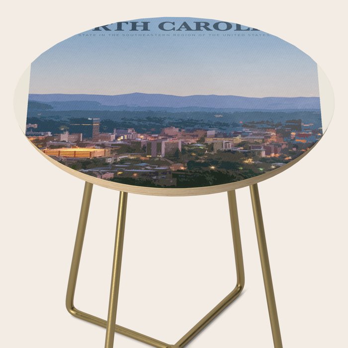 Visit North Carolina Side Table Gallery Image 2