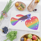 Rainbow guppy 7 Cutting Board Gallery Image 2