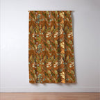 Autumn leafy wild forest B Window Curtain Gallery Image 3