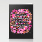 Always Remember - Pink & Charcoal Palette Stationery Card Gallery Image 2