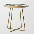 Live Quietly In a Corner Of Nature, Modern Bohemian Woman Jungle Forest Eclectic Painting Side Table Gallery Image 1