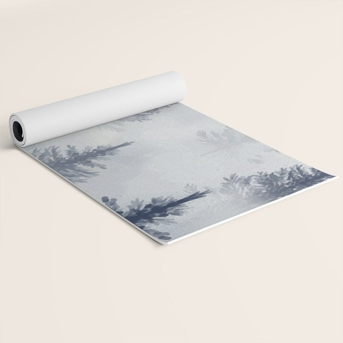 Foggy Forest 2 Yoga Mat Gallery Image 2