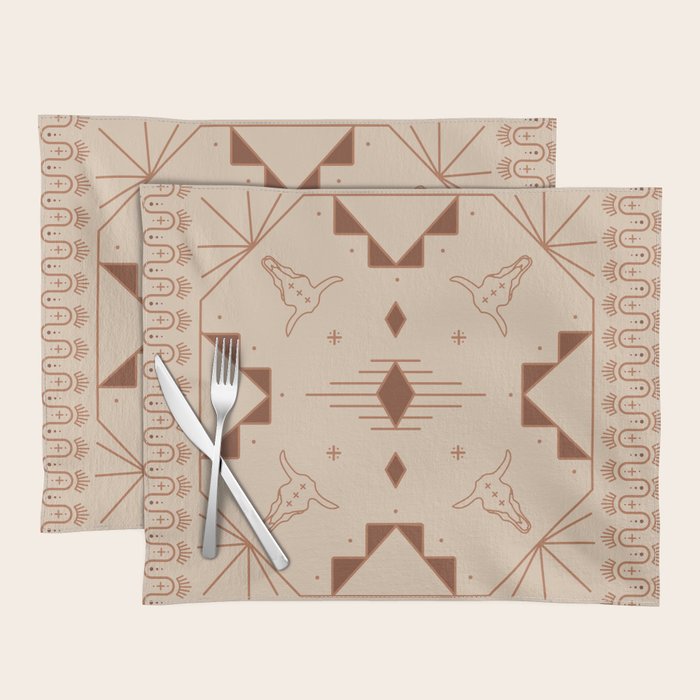 Lost Desert Tile - Adobe Placemat Gallery Image 1