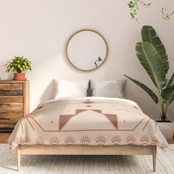 Lost Desert Tile - Adobe Comforter Gallery Image 3