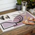 Lilac Vase Outdoor Rug Gallery Image 2