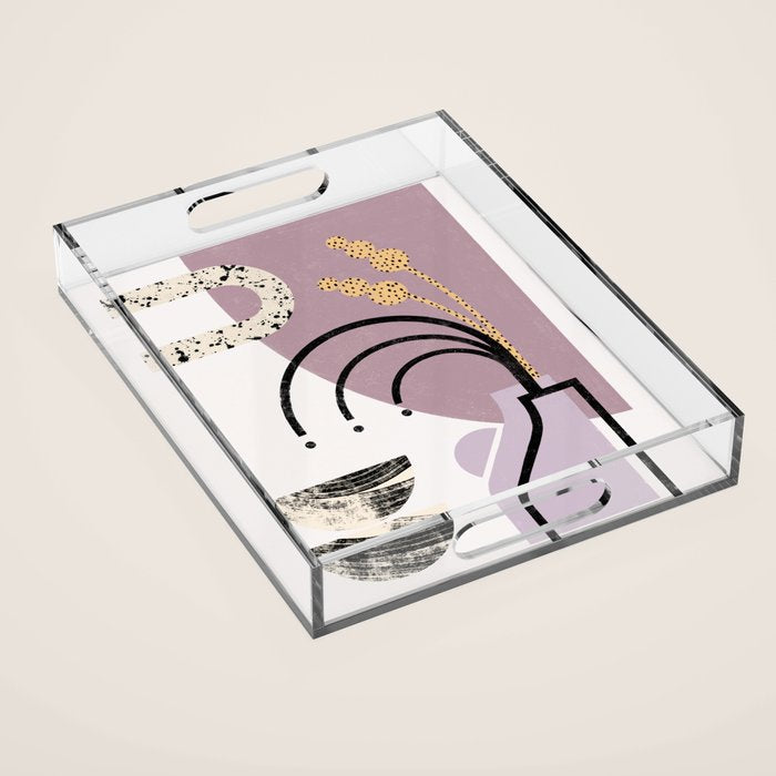 Lilac Vase Acrylic Tray Gallery Image 1