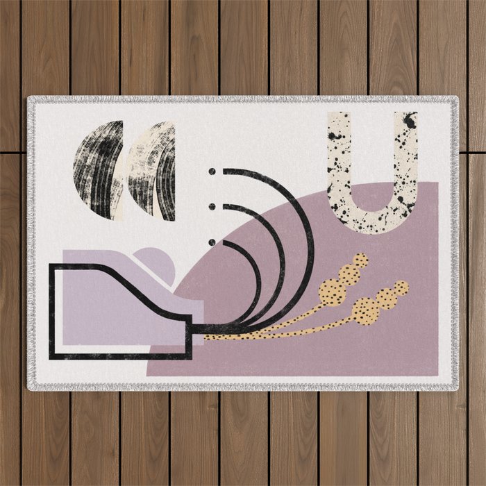 Lilac Vase Outdoor Rug Gallery Image 1