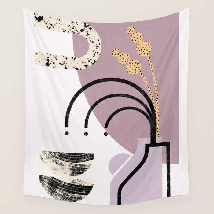 Lilac Vase Wall Tapestry Gallery Image 1