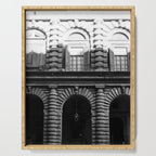 Florence Arches in B+W  |  Travel Photography Serving Tray Gallery Image 1