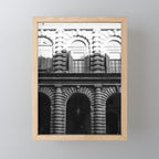 Florence Arches in B+W  |  Travel Photography Mini Art Print Gallery Image 1