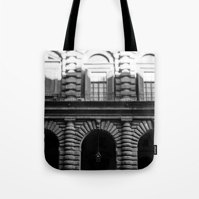 Florence Arches in B+W  |  Travel Photography Tote Bag Gallery Image 1