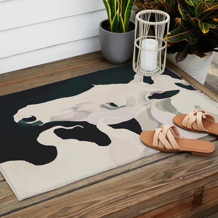 White Horse Outdoor Rug Gallery Image 2