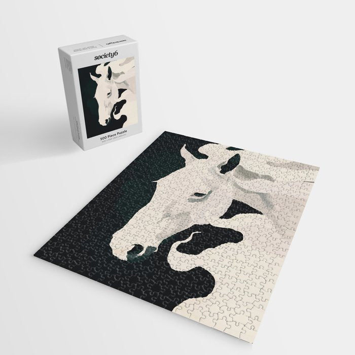 White Horse Jigsaw Puzzle Gallery Image 2