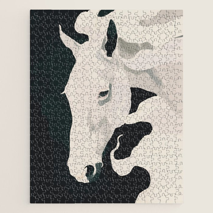 White Horse Jigsaw Puzzle Gallery Image 1
