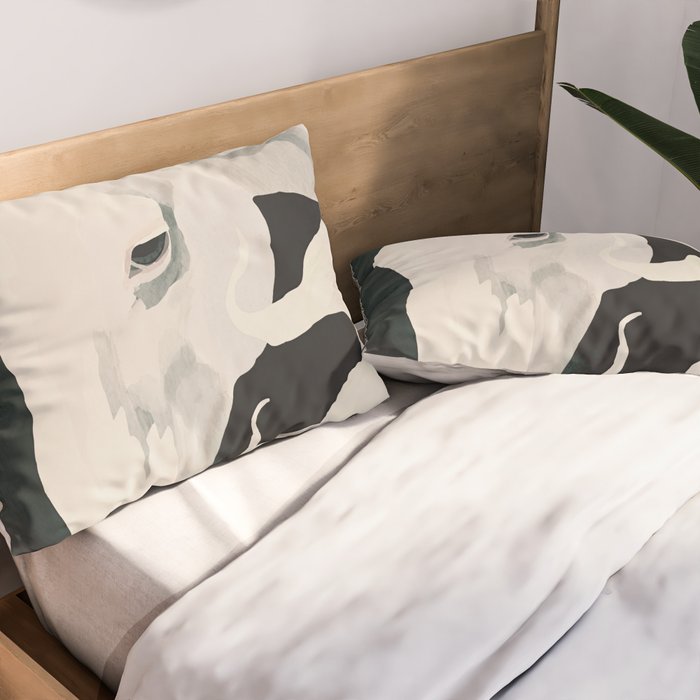 White Horse Pillow Sham Gallery Image 2
