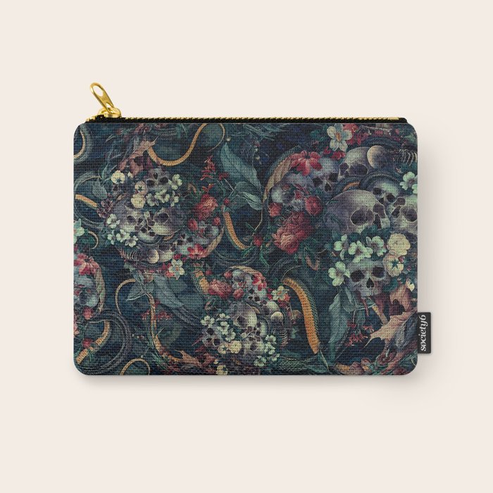 Skulls and Snakes Carry All Pouch Gallery Image 1