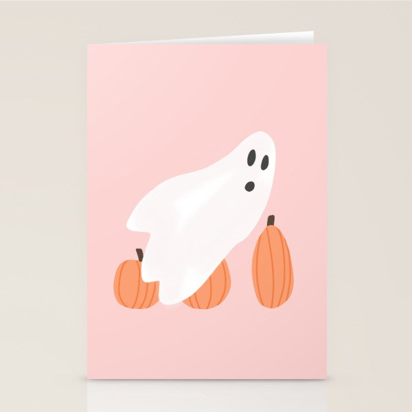 Pastel Ghost Stationery Card Gallery Image 2