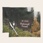 Mt Hood National Forest Sign Placemat Gallery Image 1