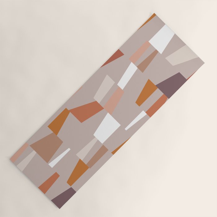 Neutral Geometric 03 Yoga Mat Gallery Image 1