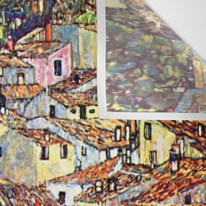Gustav Klimt Malcesine on Lake Garda Wall Tapestry Gallery Image 3