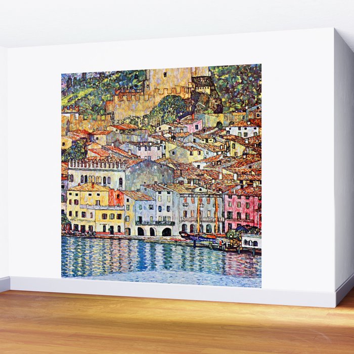 Gustav Klimt Malcesine on Lake Garda Wall Mural Gallery Image 2