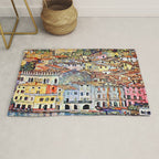 Gustav Klimt Malcesine on Lake Garda Rug Gallery Image 1