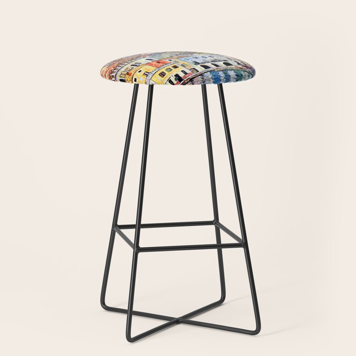 Gustav Klimt Malcesine on Lake Garda Stool Gallery Image 1