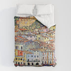 Gustav Klimt Malcesine on Lake Garda Comforter Gallery Image 6