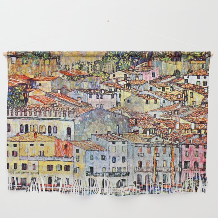 Gustav Klimt Malcesine on Lake Garda Wall Hanging Gallery Image 1