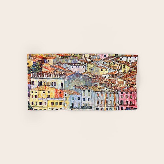 Gustav Klimt Malcesine on Lake Garda Towels Gallery Image 1